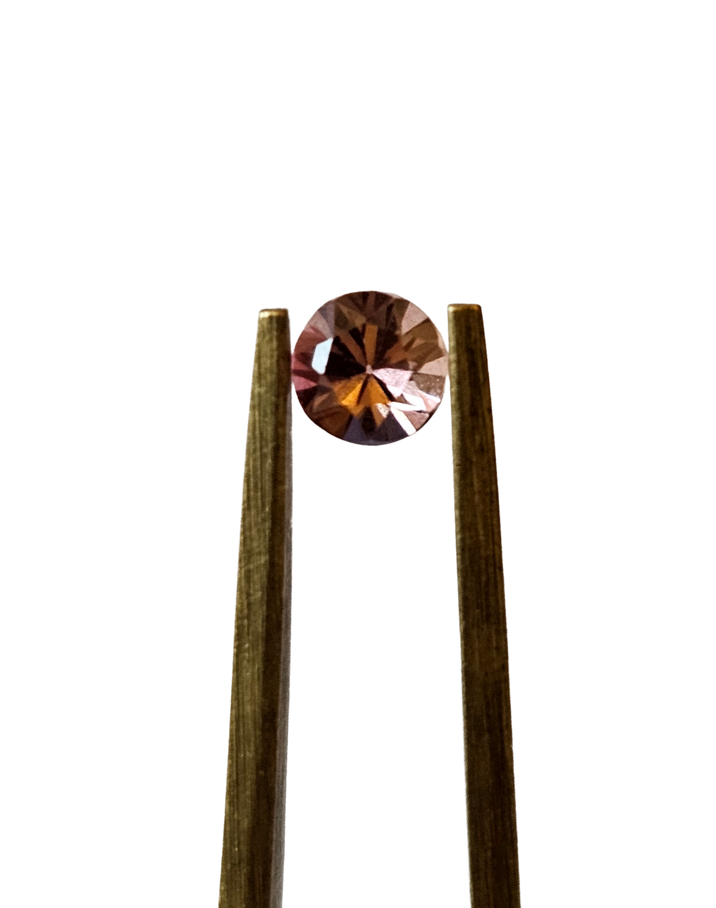 Afghanistan Bi-Colour Tourmaline Brilliant Round 0.28ct