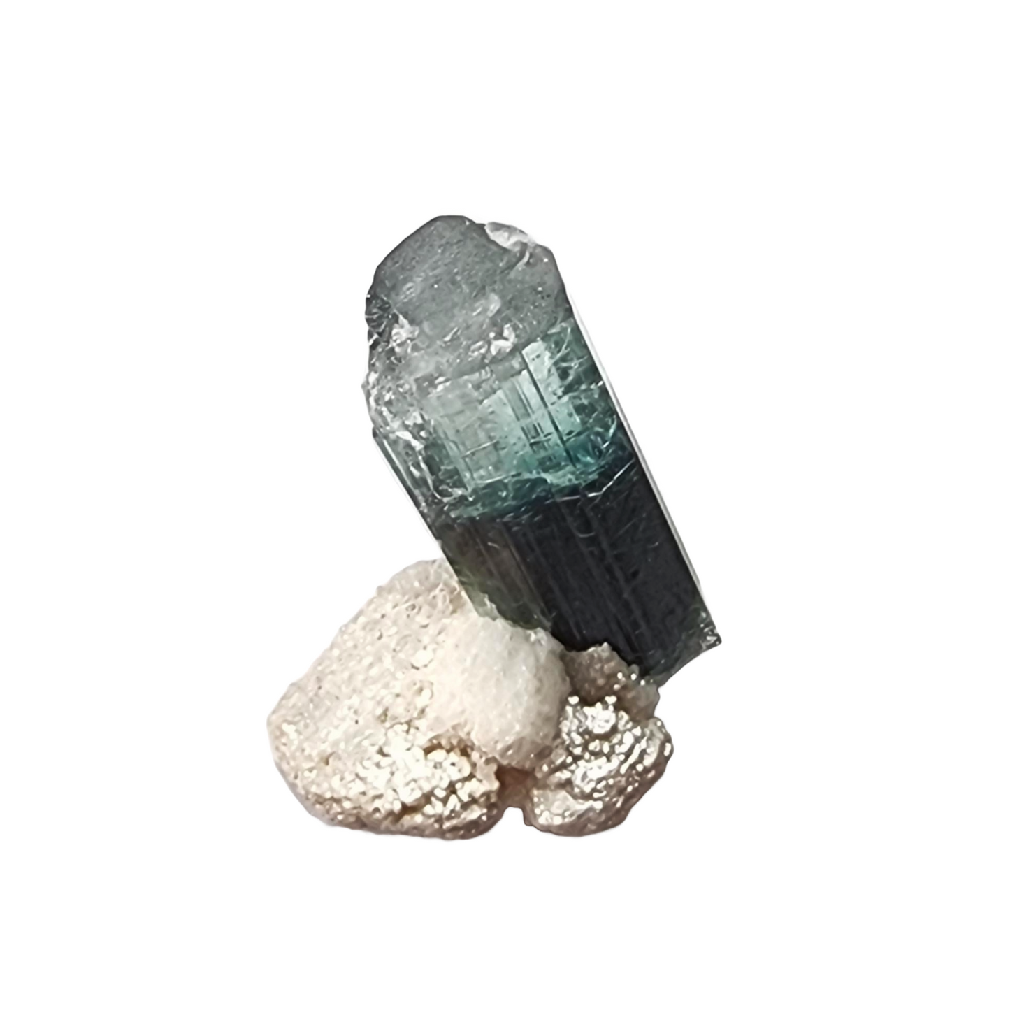 Afghanistan Bi-colour Tourmaline Specimen On Host Rock 14.79ct