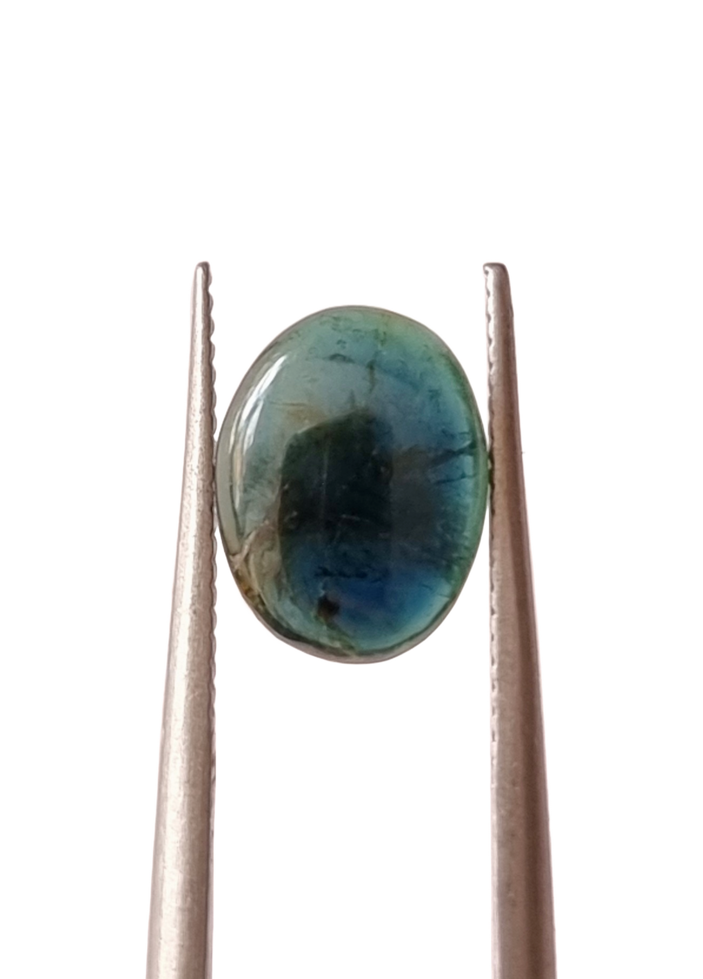 Afghanistan Teal Oval Cabochon Tourmaline 1.90ct