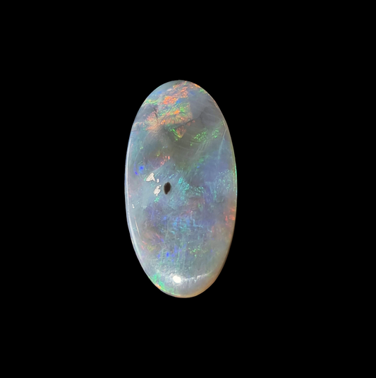 Australia Mintabie Crystal Opal Oval Cabochon 5.36ct