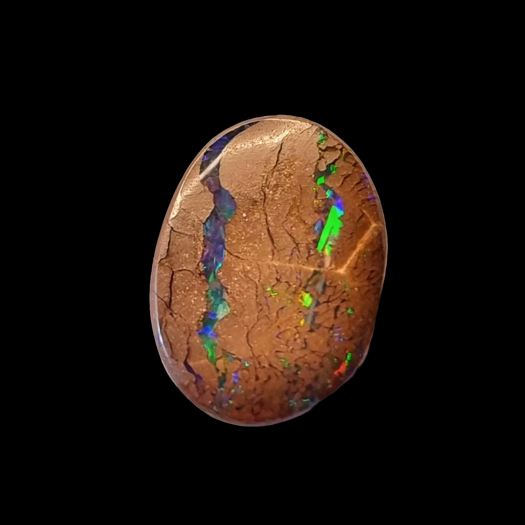 Australian Boulder Oval Opal 5.53ct