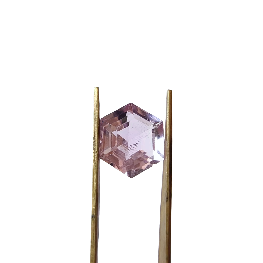 Brazil Hexagon Cut Amethyst 11ct