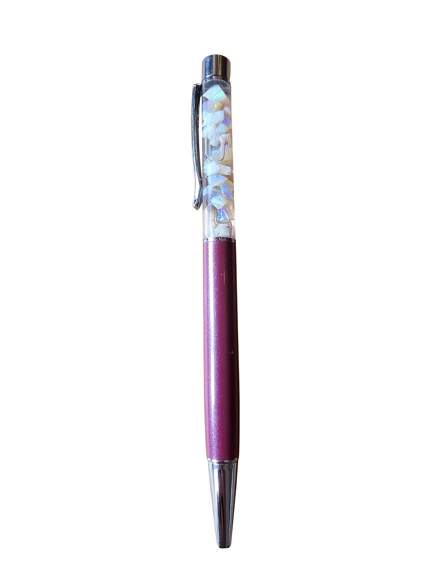 Burgundy Plum Australian Opal Pen