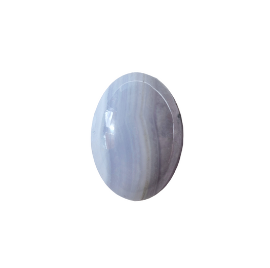 Namibian Blue Banded Agate Oval 18x13x5mm