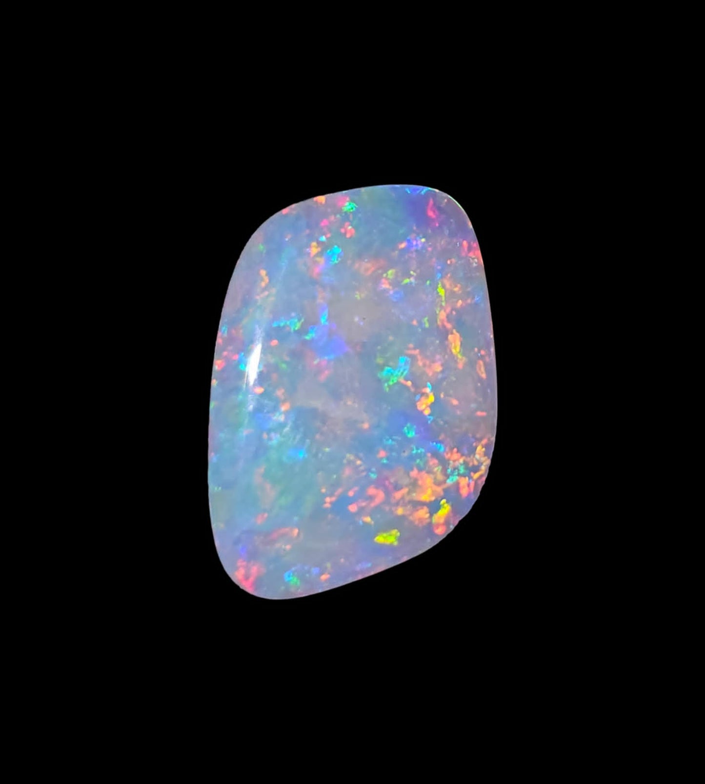 Australia Coober Pedy White Opal Freeform Cabochon