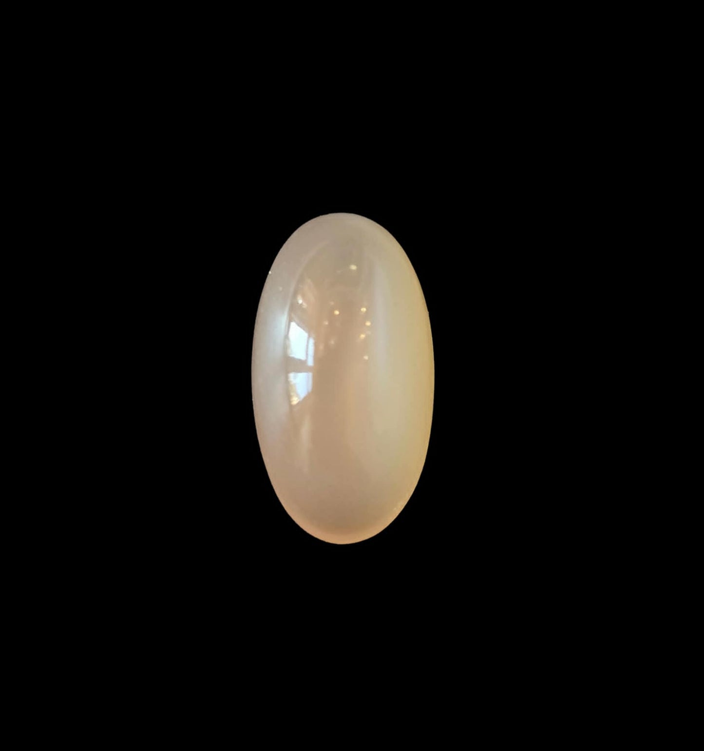 Peach Moonstone Oval Cabochon 13x7x7mm 4.9ct