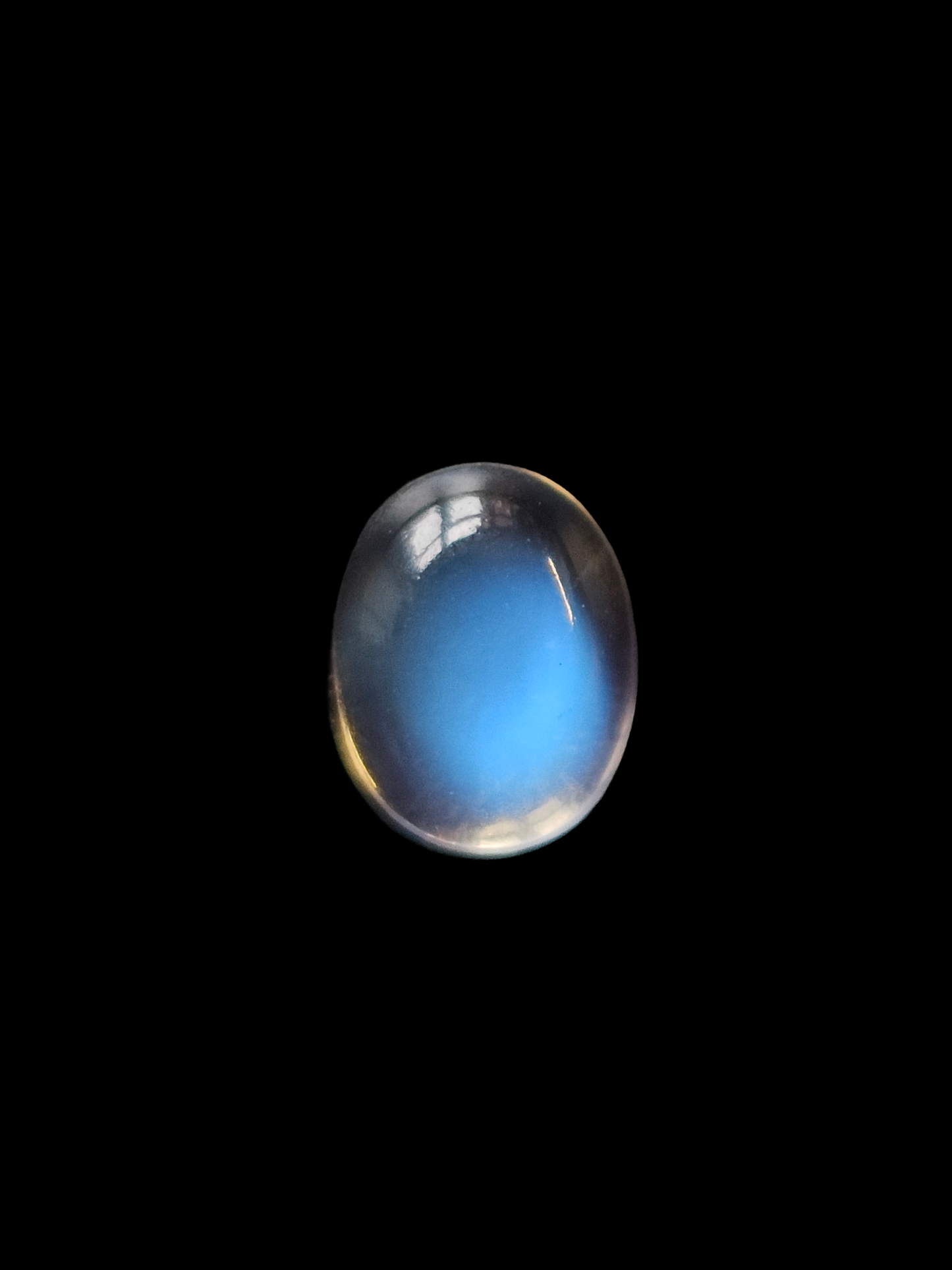 FINE Natural India Moonstone Oval Cabochon 9x7x4mm 1.73ct