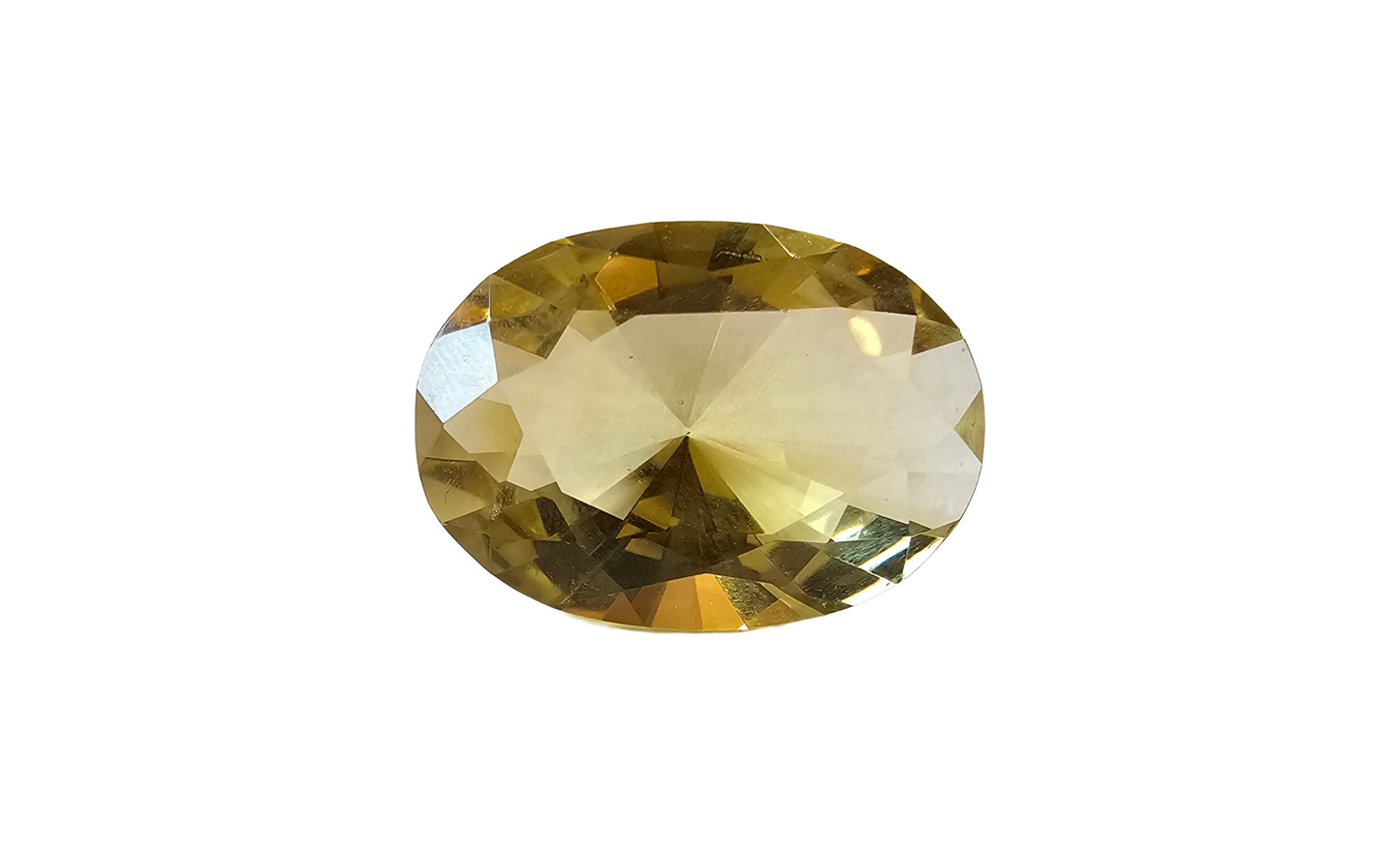 Lemon Quartz Oval 25x18x12mm 25.61ct