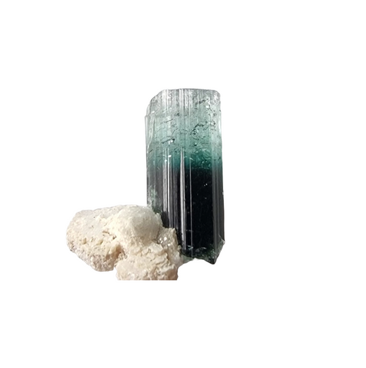 Afghanistan Bi-colour Tourmaline Specimen On Host Rock 14.79ct