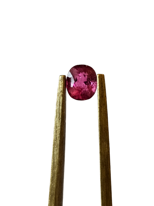 Afghanistan Cushion Hot Pink Tourmaline 0.34ct