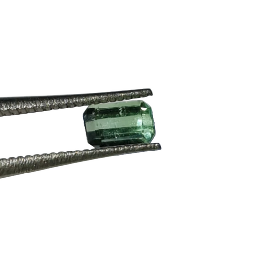 Afghanistan Green Octagon Cut Tourmaline 0.55ct
