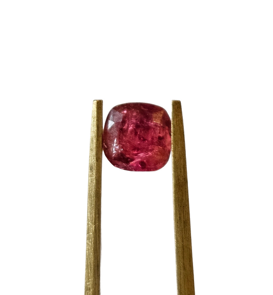 Afghanistan Octagon Hot Pink Tourmaline 1ct