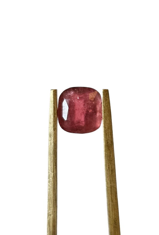 Afghanistan Cushion Hot Pink Tourmaline 1ct
