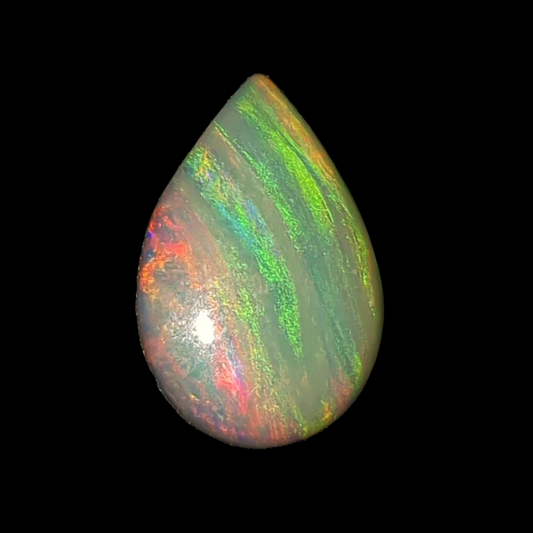 Australia Mintabie Opal Pear Cabochon 1.80ct