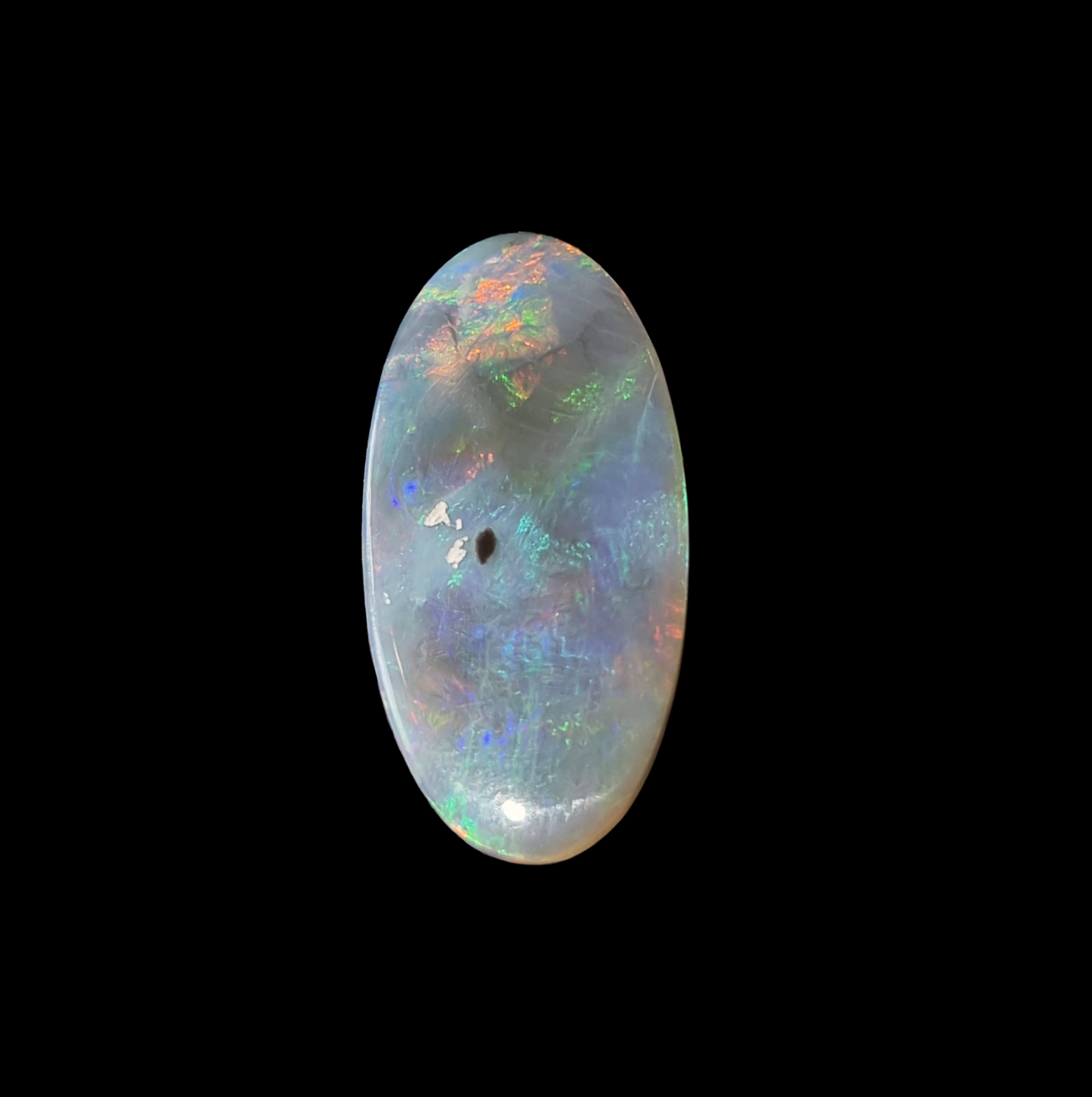 Australia Mintabie Crystal Opal Oval Cabochon 5.36ct