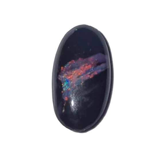 Australian Black Opal Oval Cabochon 5.67ct