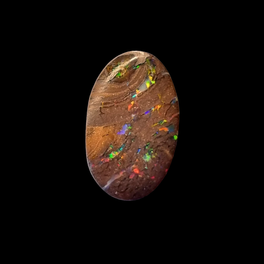 Australian Boulder Oval Opal 3.35ct