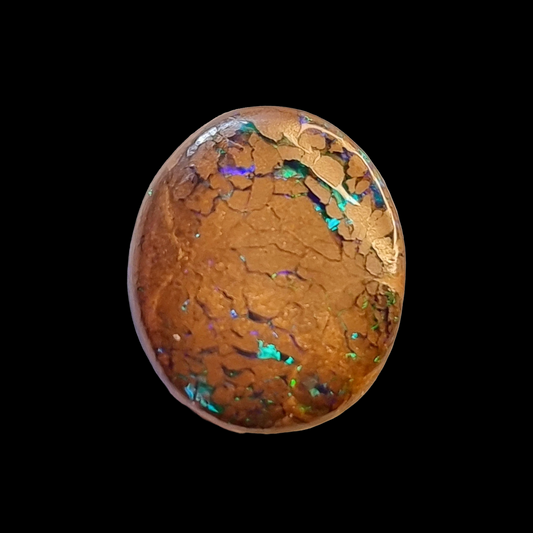 Australian Boulder Oval Opal 7.43ct