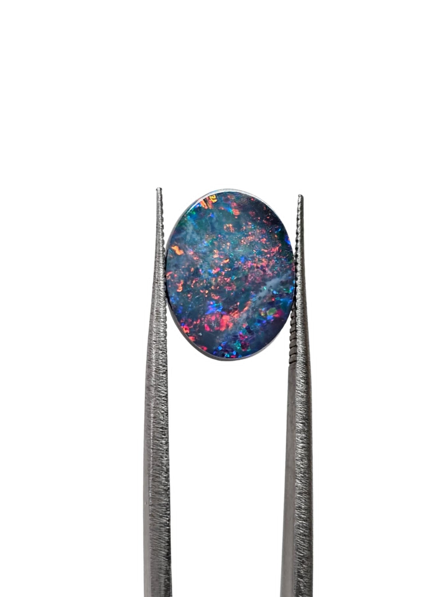 Australian Opal Doublet Oval Cut 15x11x3mm 4.50ct