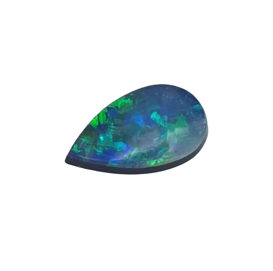 Australian Opal Doublet Pear Cut 0.45ct