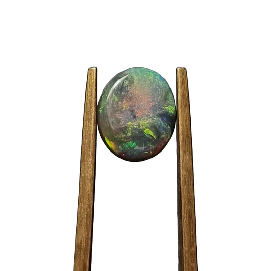Australian Black Opal Oval Cabochon 1.31ct