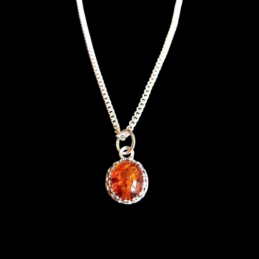 Baltic Amber Sterling Silver Pendant