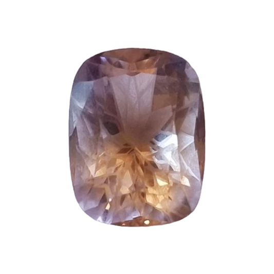 Brazil Amethyst Cushion Fancy-Cut (Carving) 11.20cts