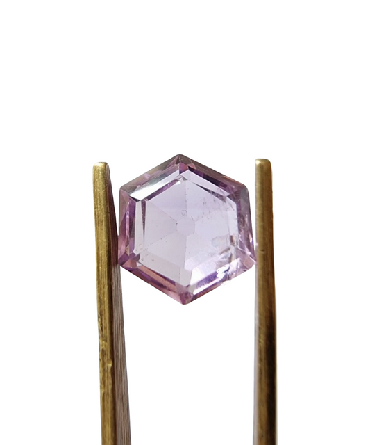 Brazil Hexagon Cut Amethyst 3ct