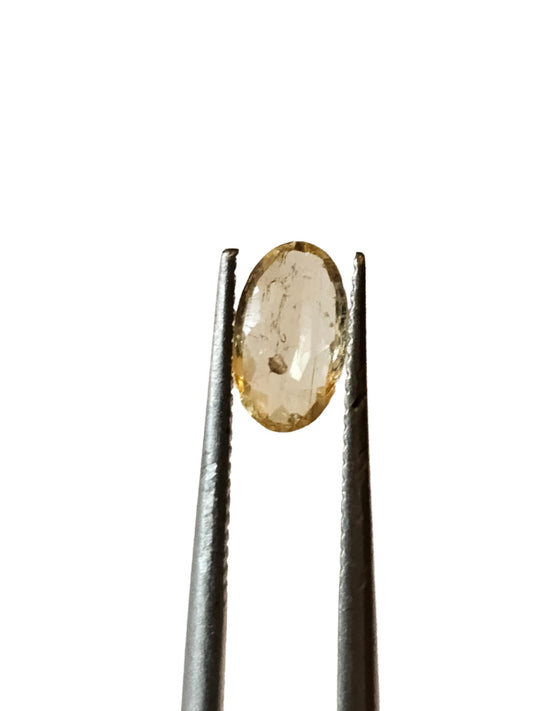 Brazil Oval Yellow Topaz 6.7x4x2mm 0.48ct
