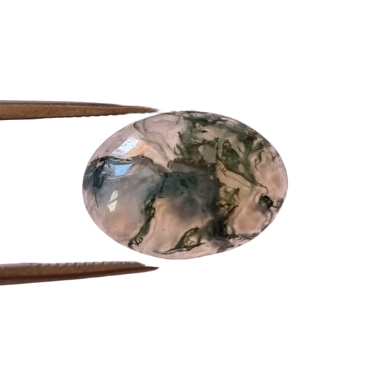 Brazil Moss Agate Oval 4ct