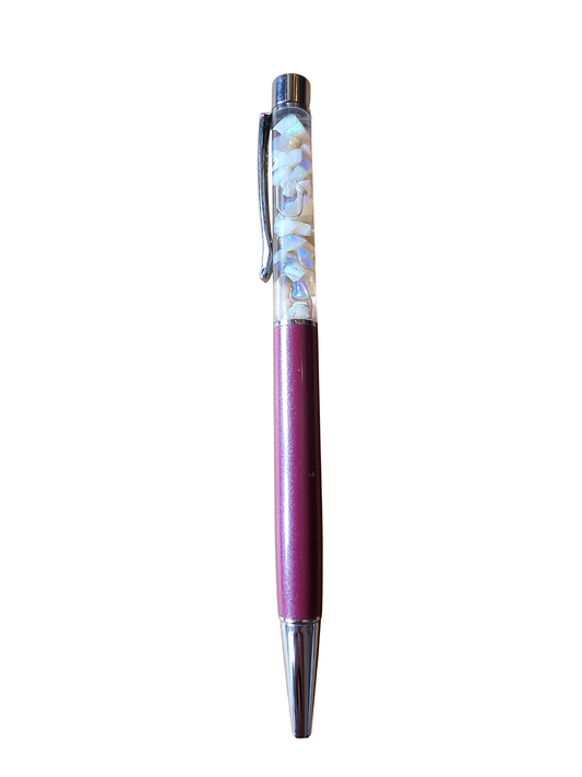 Burgundy Plum Australian Opal Pen