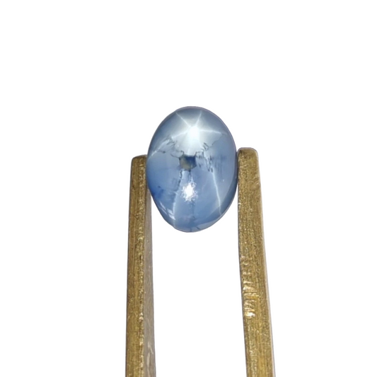 Ceylon 6-Point Star Blue Sapphire Oval 1.29ct
