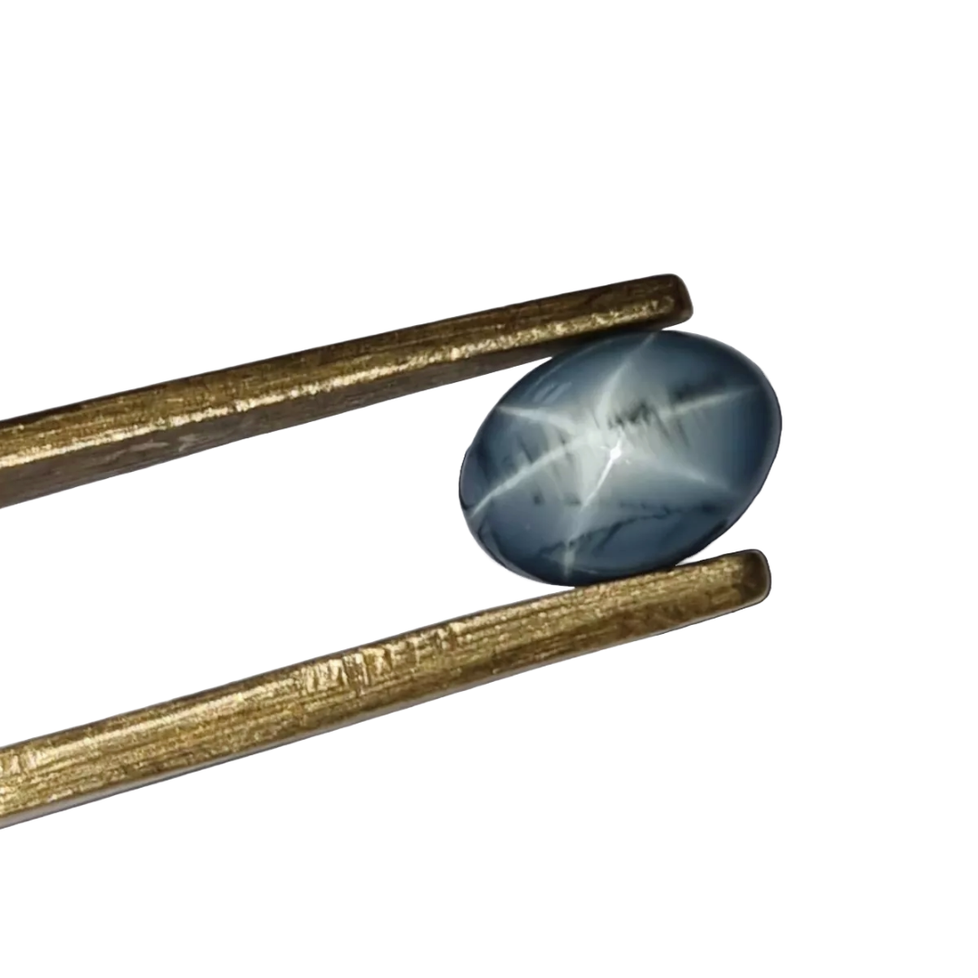 Ceylon 6-Point Star Blue Sapphire Oval 1.30ct