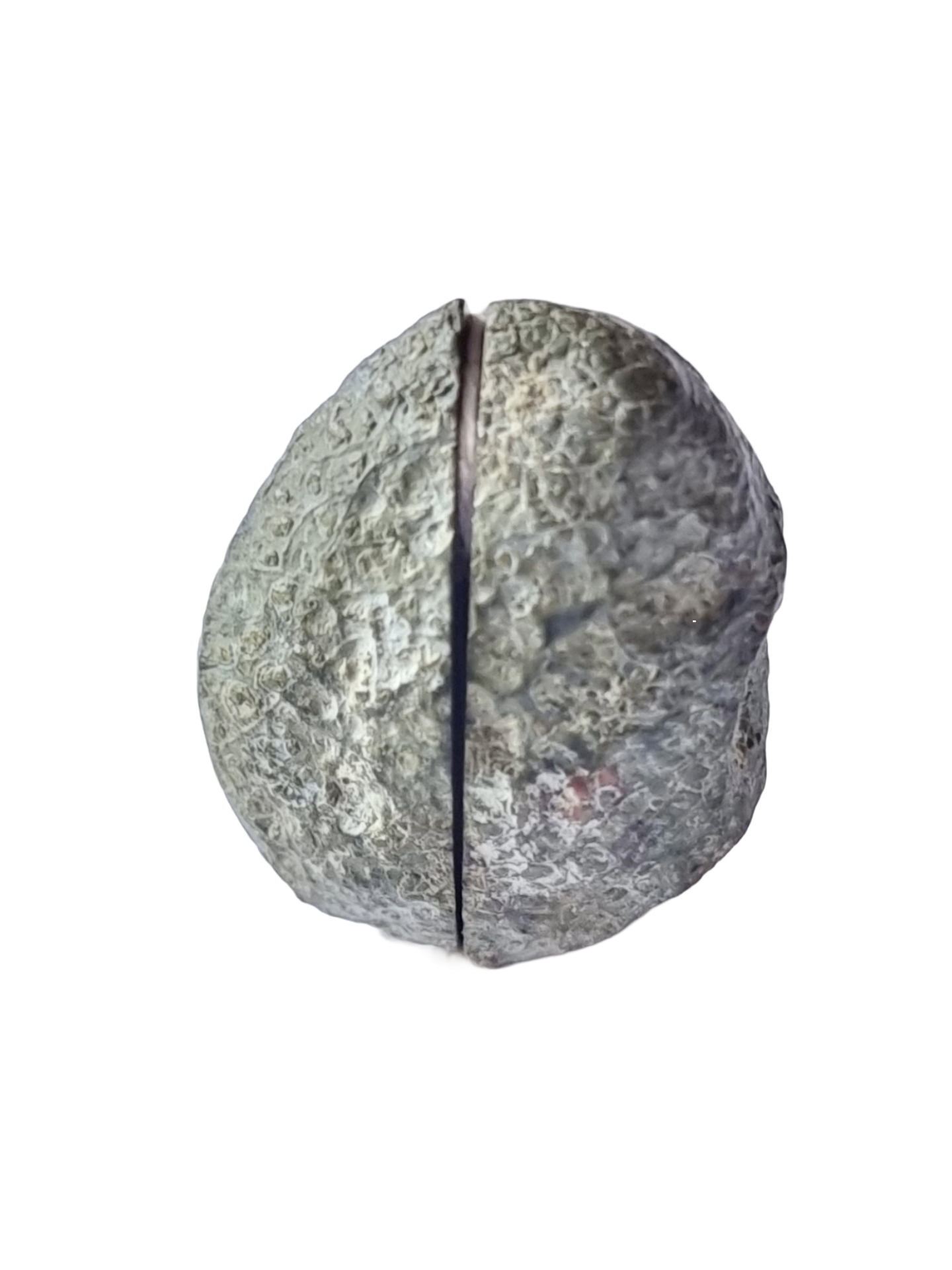 Illianite 'Tabasco' Geodes Matching Pair