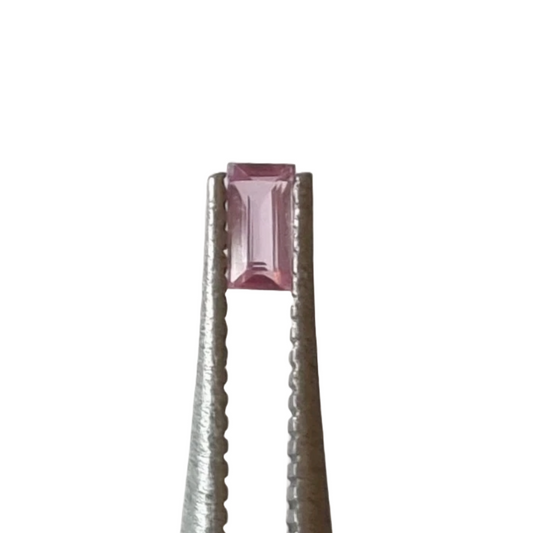 Madagascar Pink Sapphire Baguette 0.13ct
