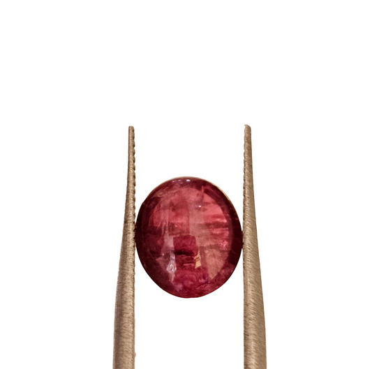 Madagascar Rhodolite Garnet Oval Cabochon 3.32ct