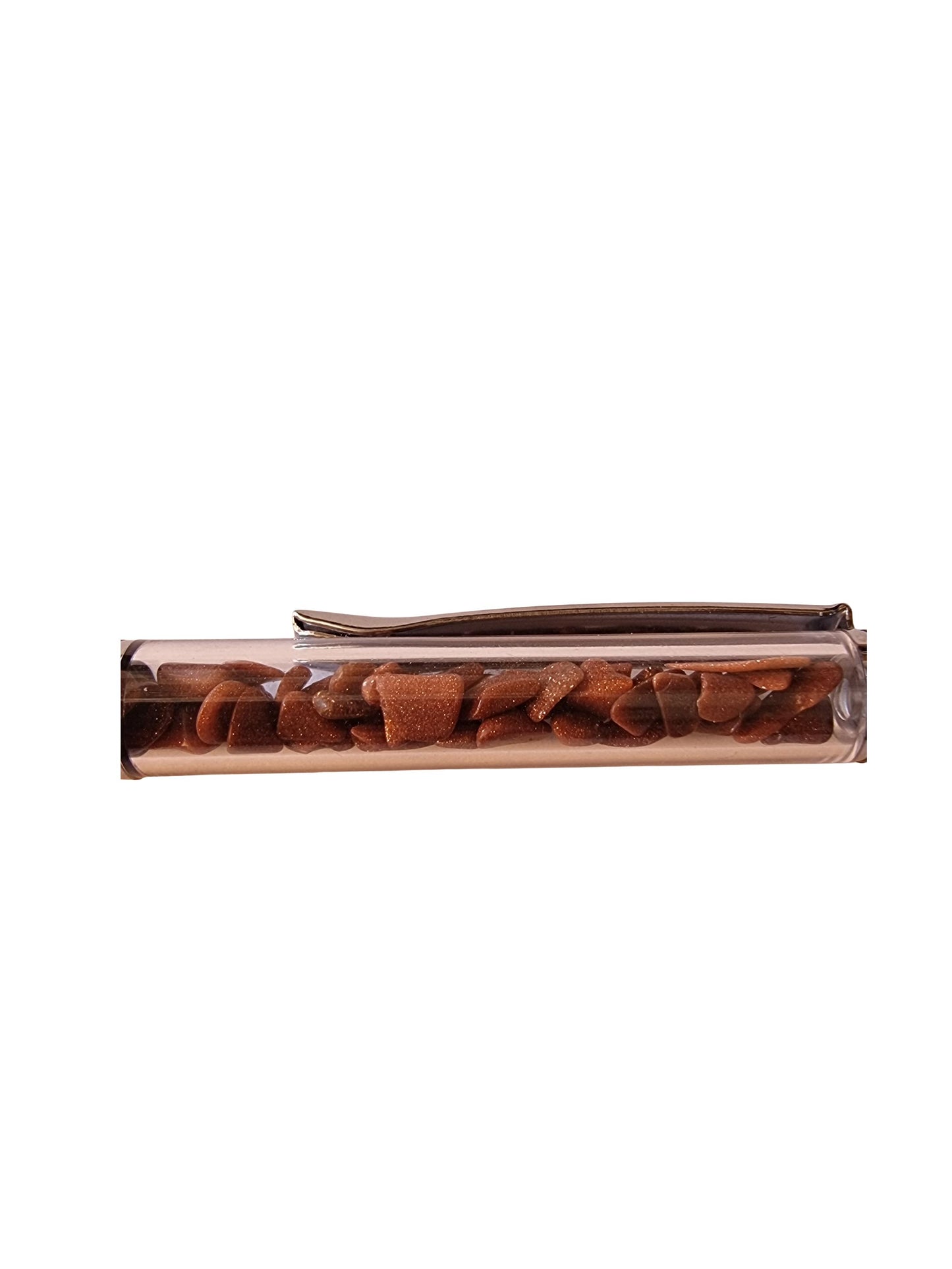 Matte Gold Goldstone Twist Pen