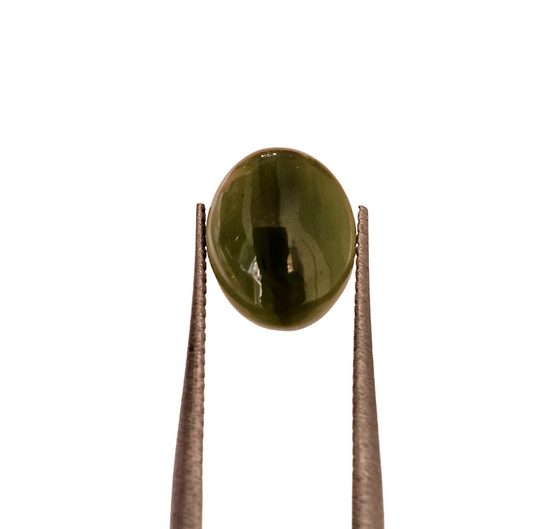 Nephrite Jade Oval Cabochon 10x8mm 2.46ct