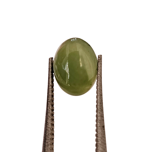 Nephrite Jade Oval Cabochon 8x6mm 1.15ct