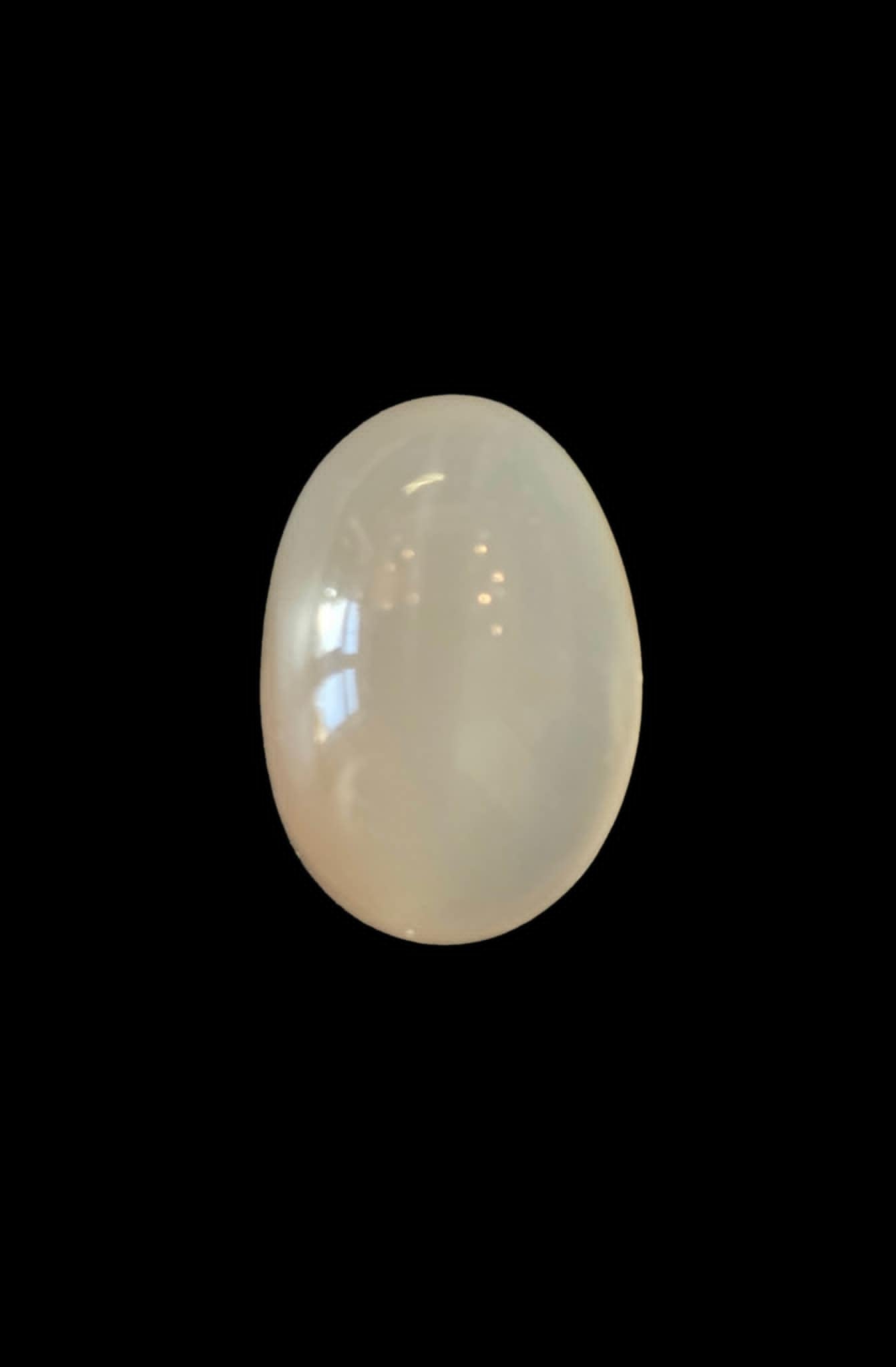 Peach Moonstone Oval Cabochon 12x8x8mm 5.9ct