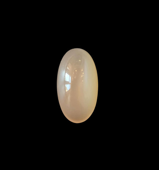 Peach Moonstone Oval Cabochon 13x7x7mm 4.9ct