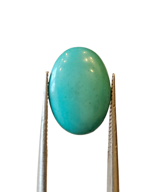 Persian Turquoise Oval Cabochon 14x10x2.5mm 2.56ct