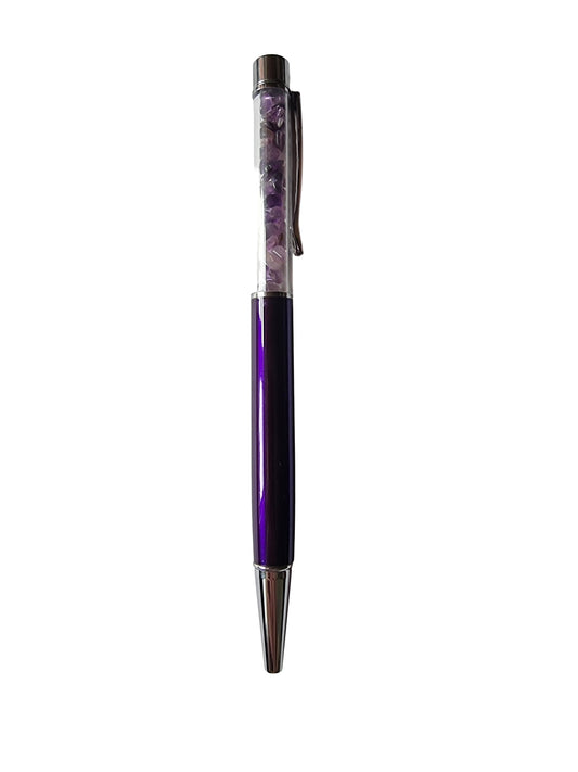 Purple Amethyst Twist Pen