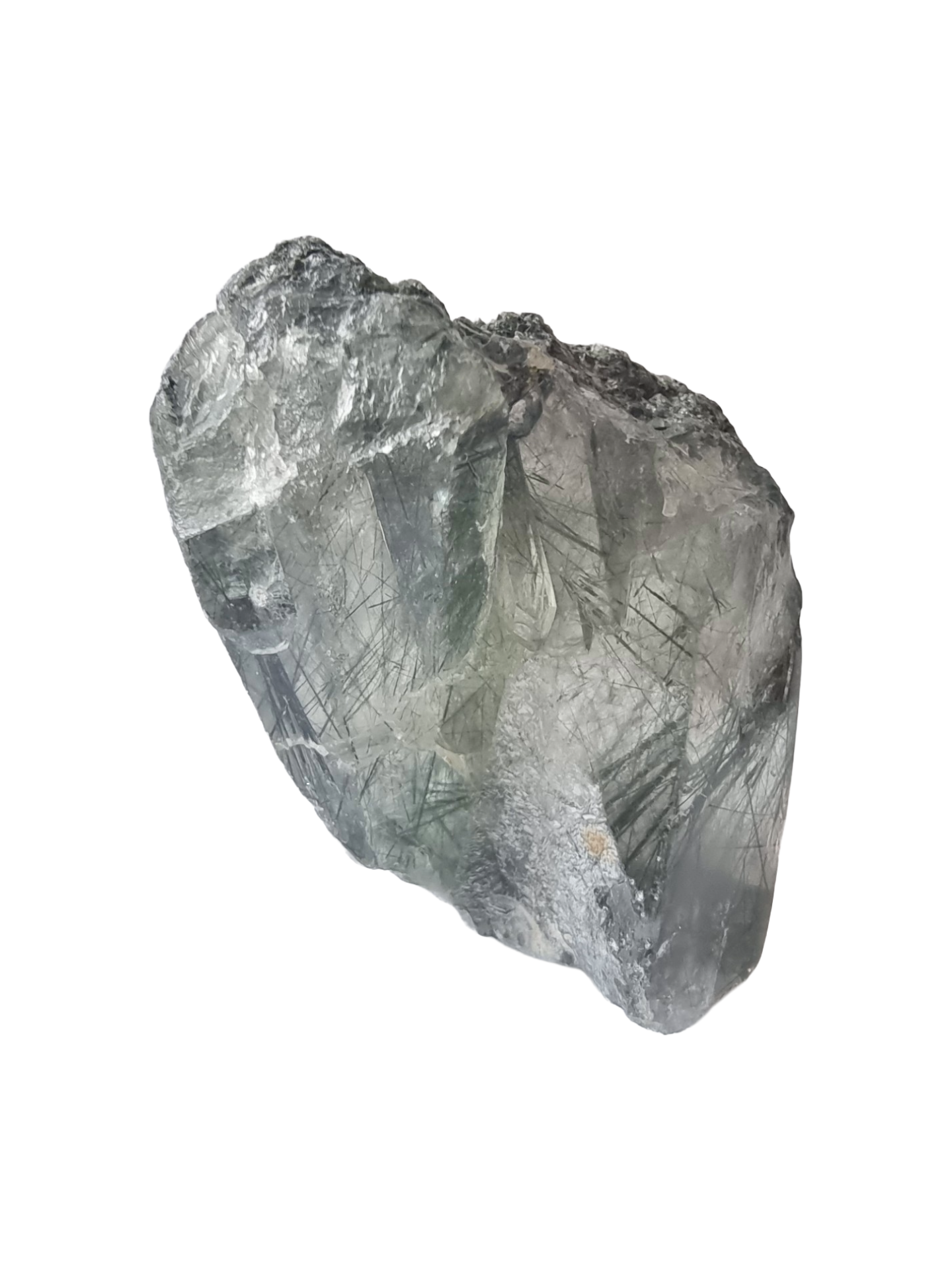Pakistan Riebeckite Quartz Rutilated Cluster