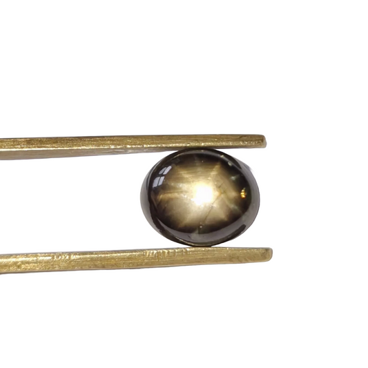 Rare Sri Lanka 12-Point Star Black Sapphire 4.29ct