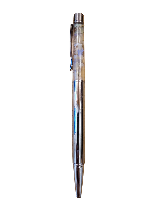 Silver Australian Opal Pen