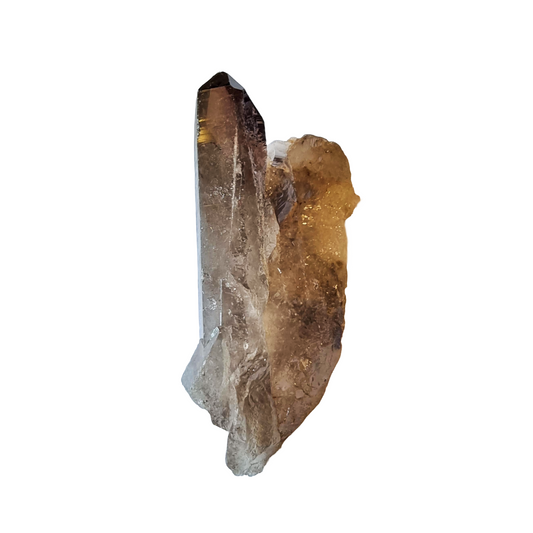 Brazil Smokey Quartz Cluster Rod 53grams