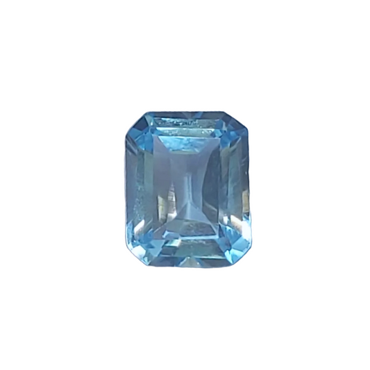 USA Natural Swiss Blue Octagonal Cut Topaz 3ct