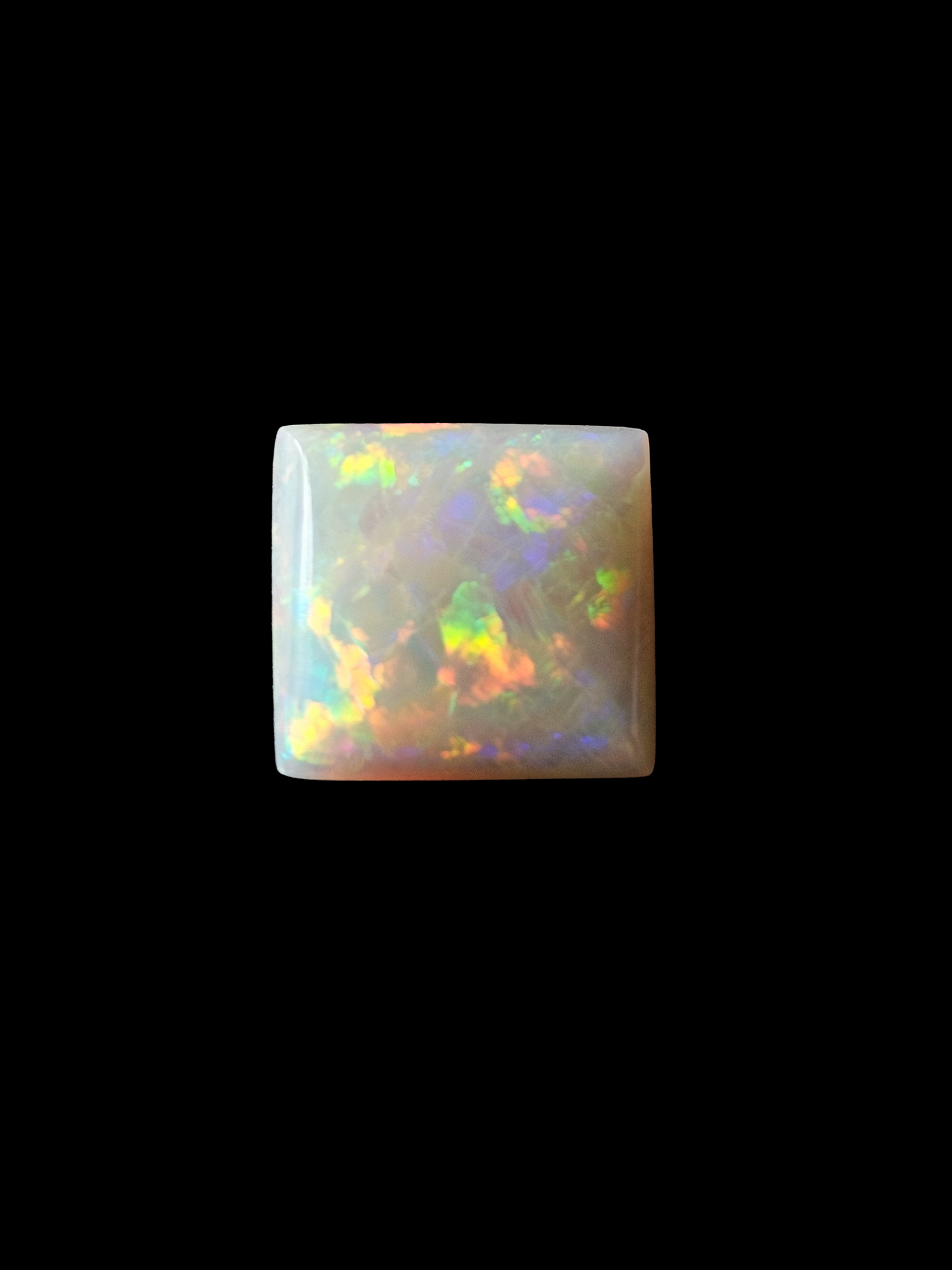 Coober Pedy White Opal Square 9x9x3mm 1.69ct