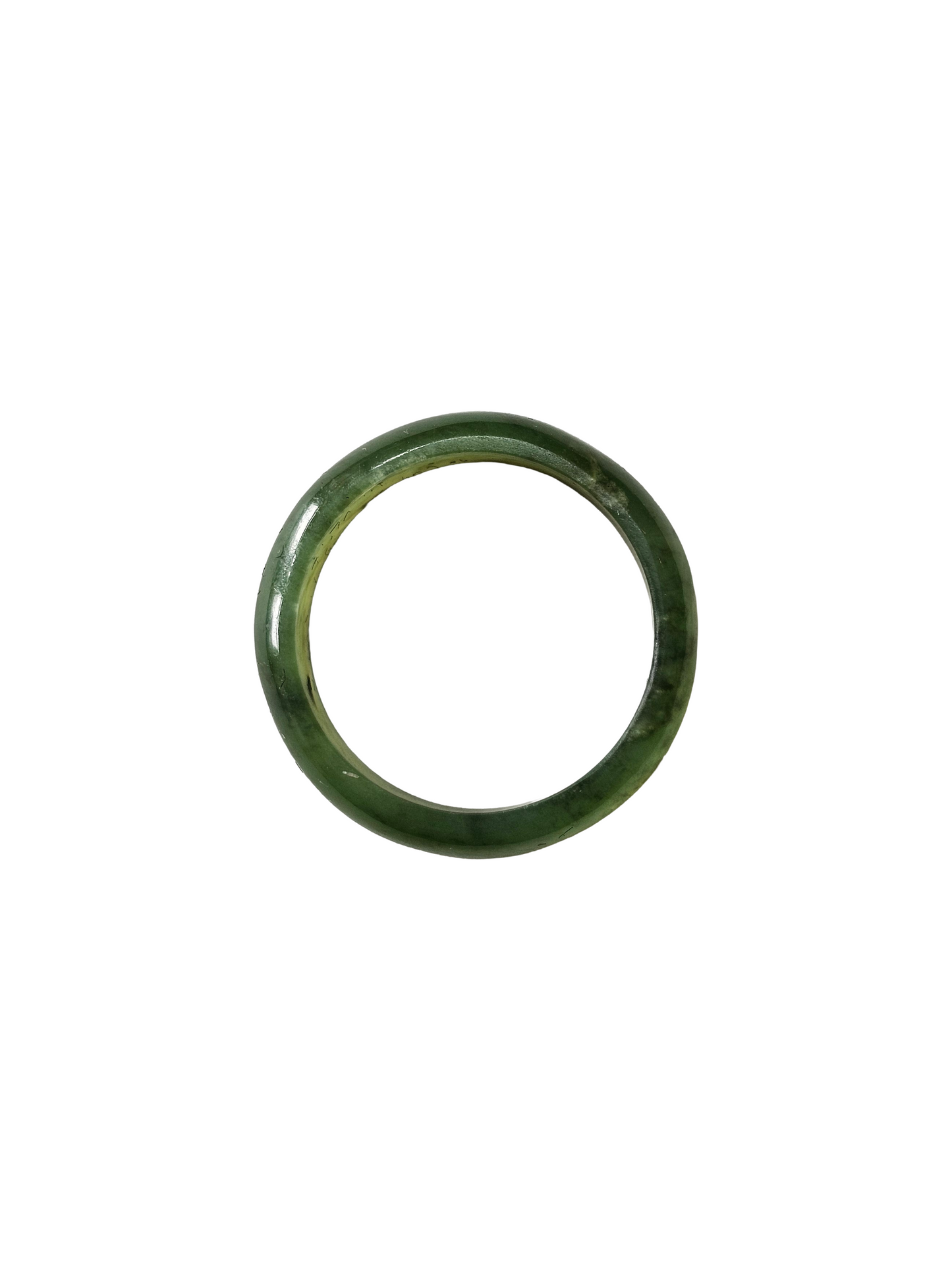 Nephrite Jade Carved Ring Size UK N